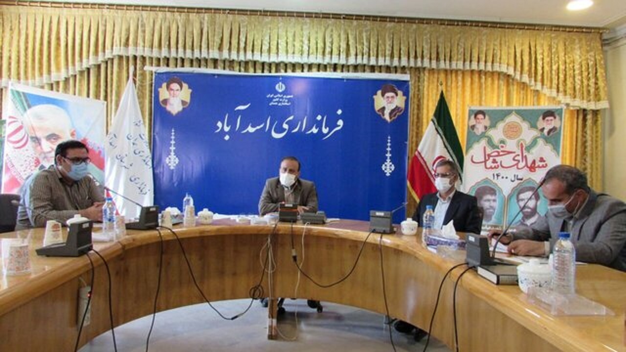 مراسم تحلیف شورای شهر اسدآباد، آجین و پالیز برگزار شد