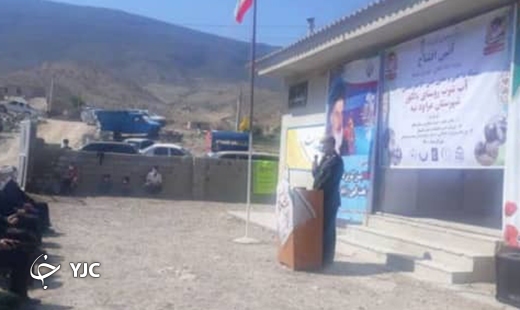 افتتاح طرح آبرسانی دریکی از روستا&zwnj;های شرق گلستان