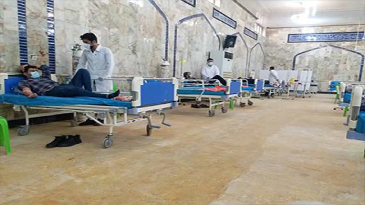 مرکز موقت بستری شدگان کرونایی در برازجان شبانه‌روزی می‌شود