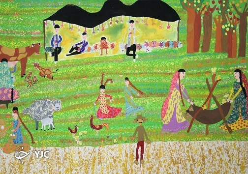 کودکان خوزستانی در مسابقه نقاشی رومانی درخشیدند
