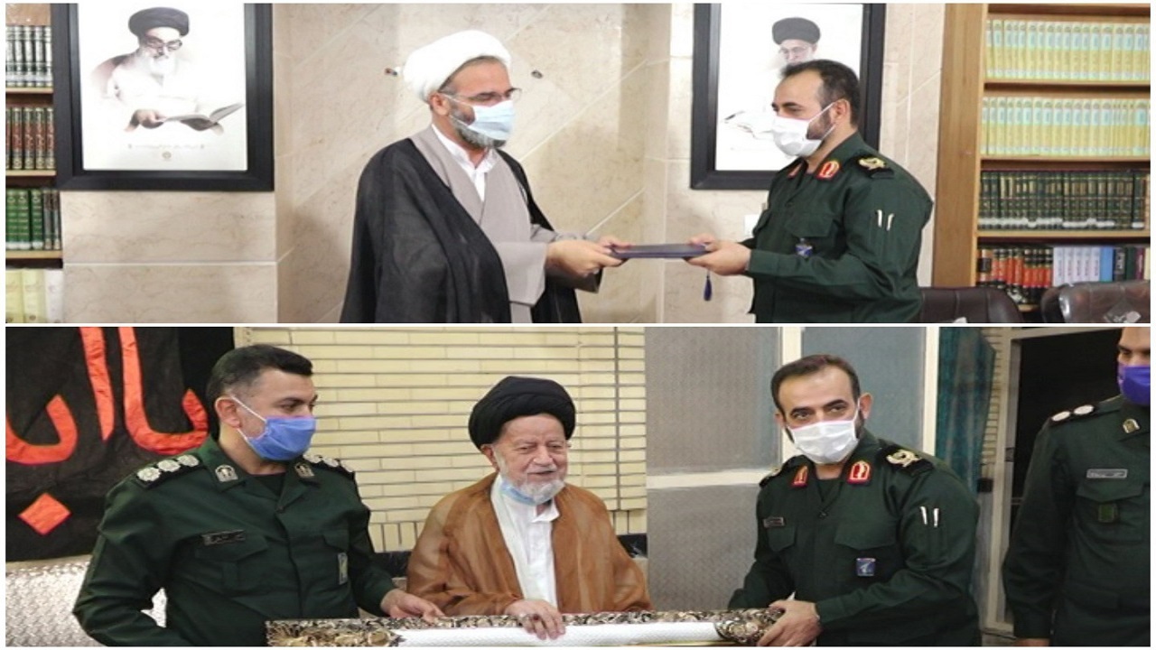 تجلیل فرماندهان سپاه از نمایندگان قدیم و جدید ولی فقیه در استان سمنان