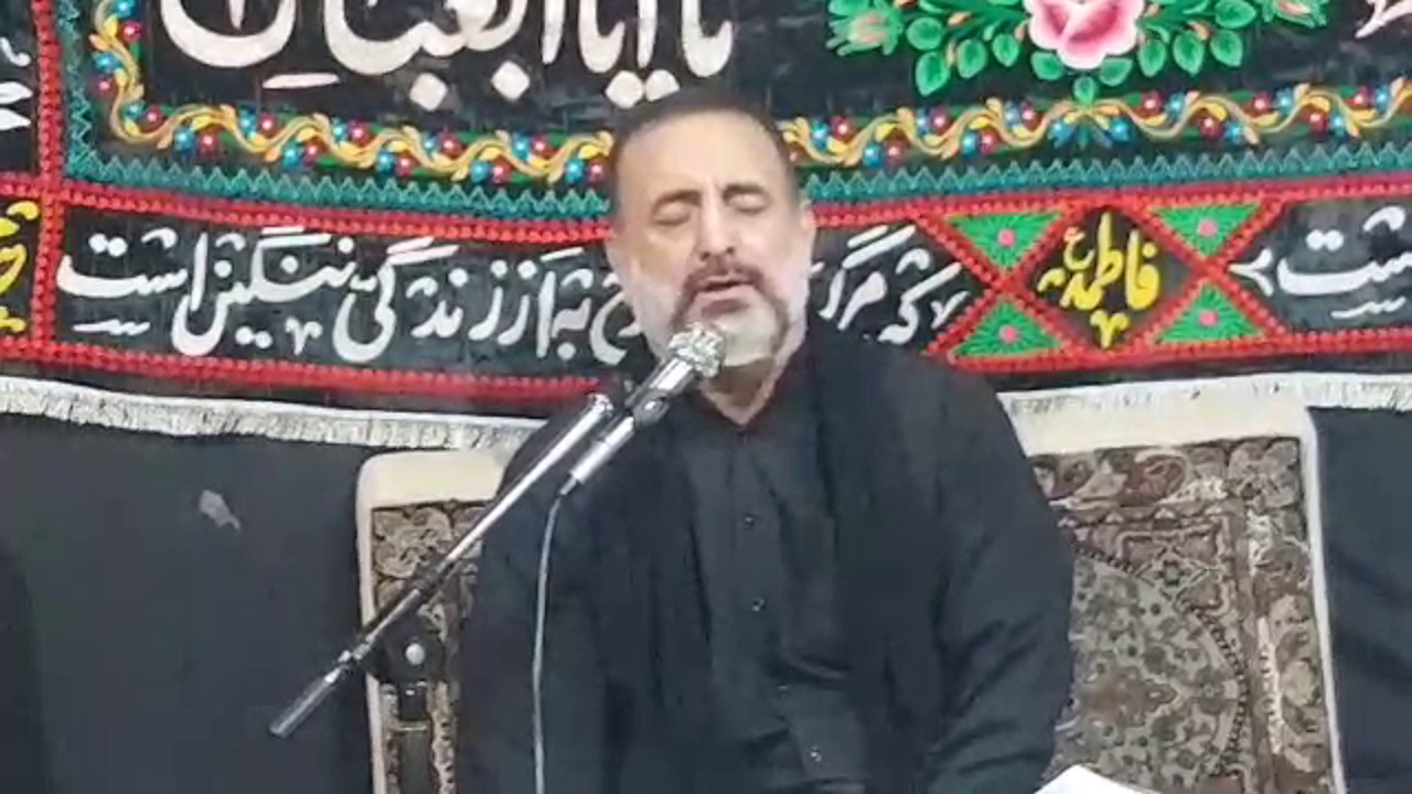 ابتهال زیبای حدیث نبوی احب الله من احب حسینا با نوای ناصر گلستانی+ فیلم