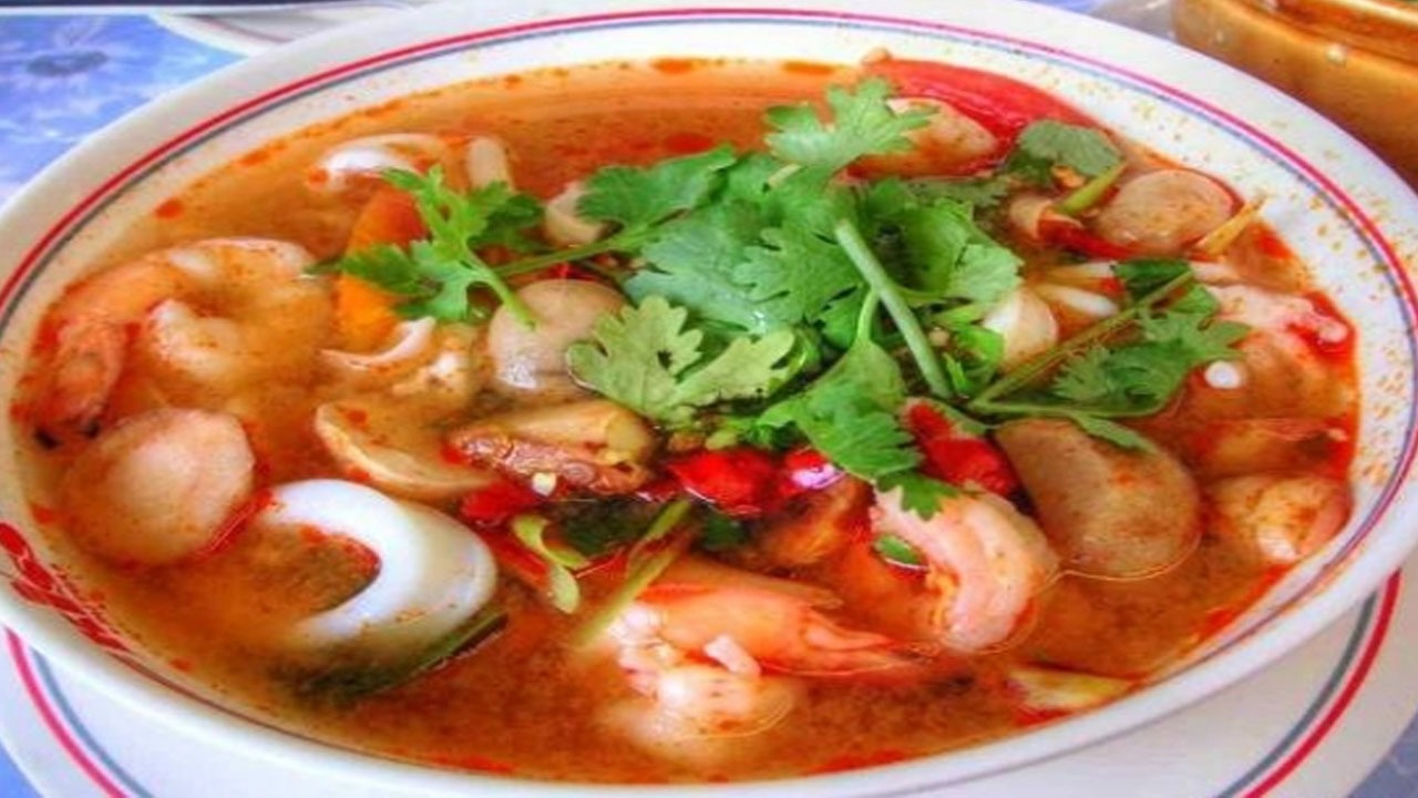 سوپ تند تایلندی تام یام + طرز تهیه