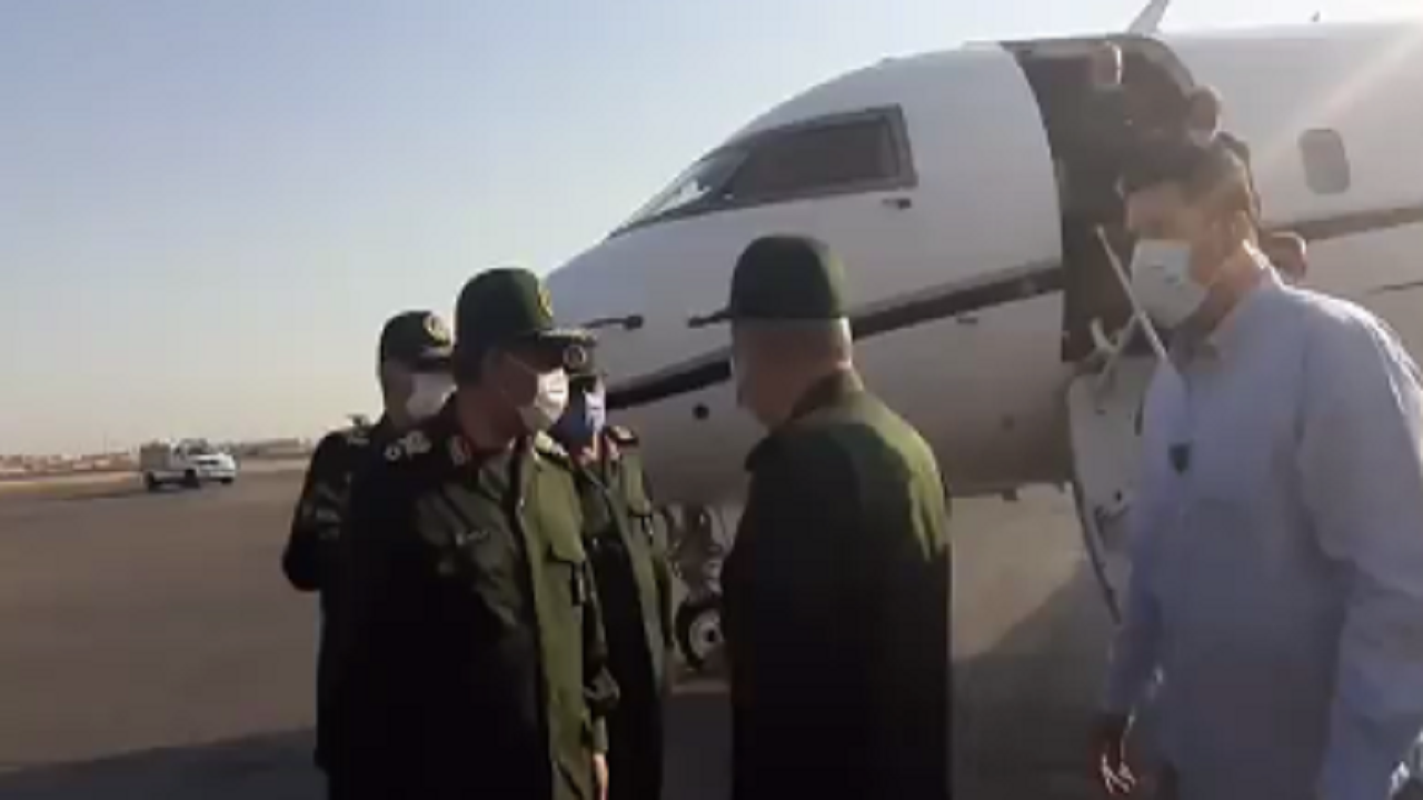 فرمانده کل سپاه پاسداران وارد خوزستان شد