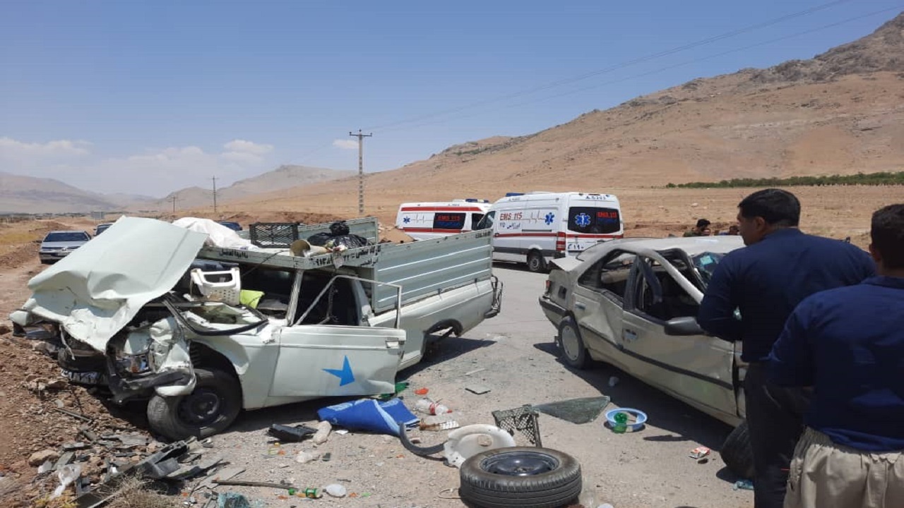 محور جونقان فارسان حادثه ساز شد
