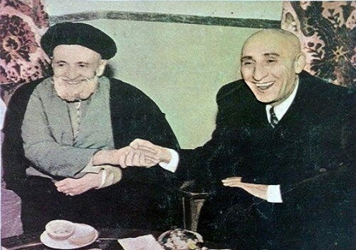 عکس مصدق و آیت الله کاشانی/ رهبران نهضل ملی شدن نفت تاریخ در خانه مصدق خاک میخورد/ از تبعید دوران استبداد تا خودتبعیدی بازماندگان