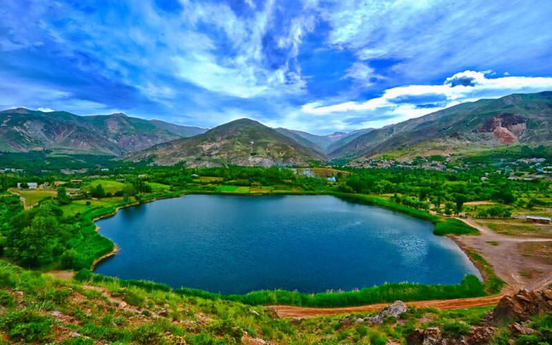 نگینی جذاب و دیدنی در میان کوه‌های الموت + تصاویر