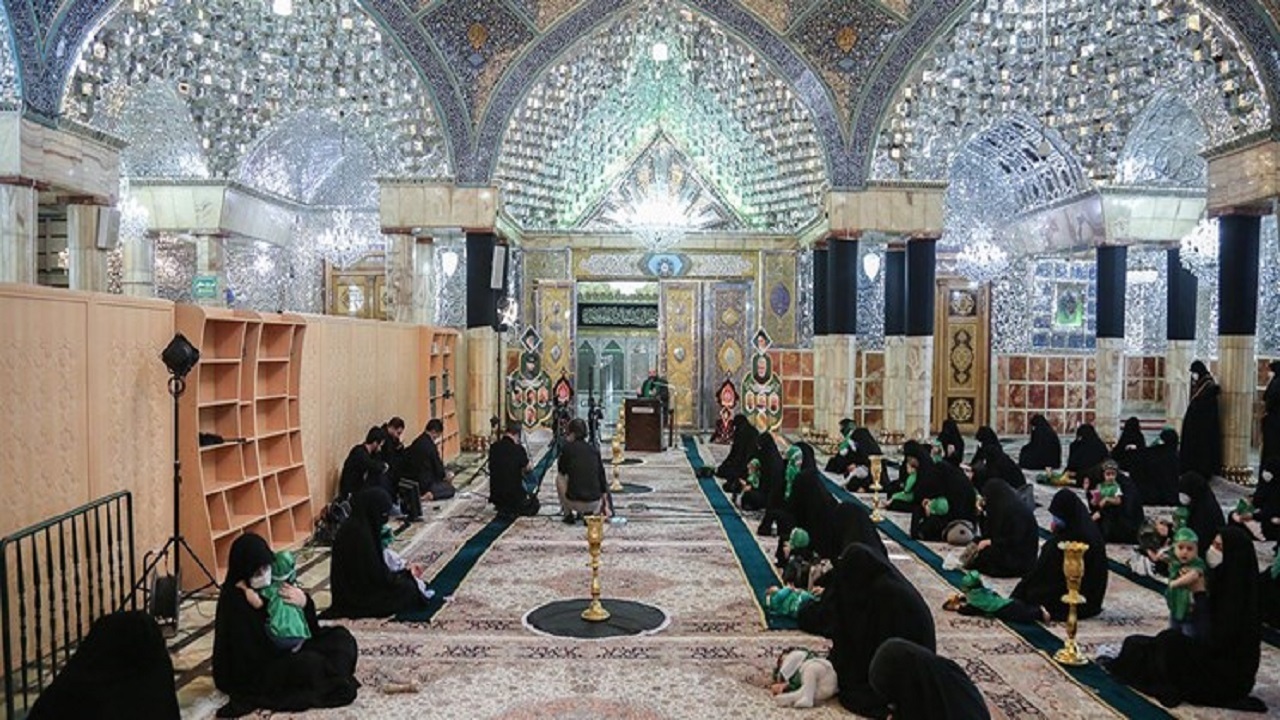 میزبانی حرم حضرت معصومه(س) از مراسم شیرخوارگان حسینی