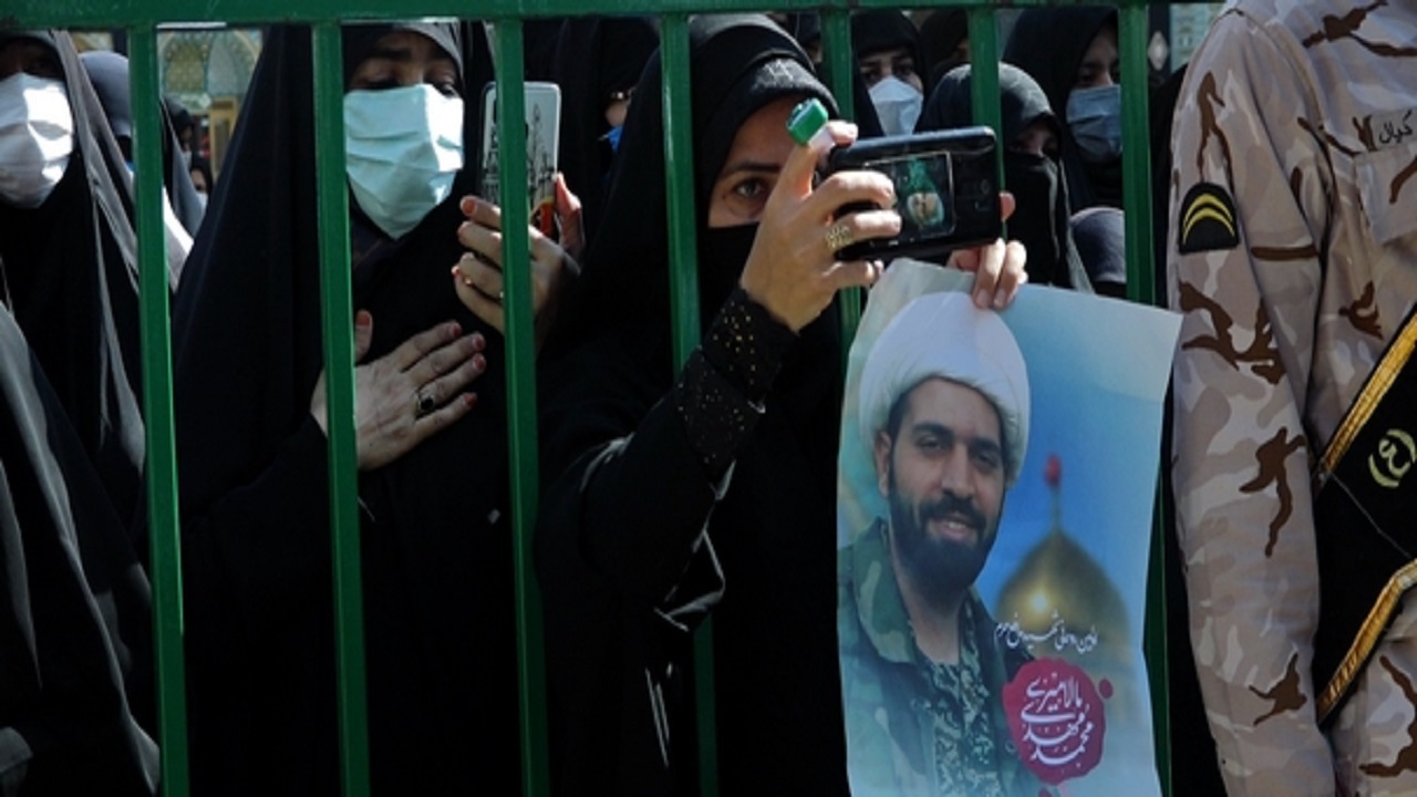 پیکر شهید مالامیری در قم تشییع شد