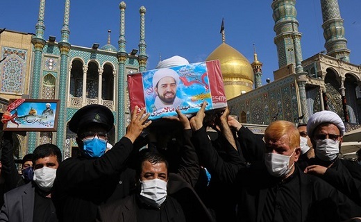 پیکر شهید مالامیری در قم تشییع شد