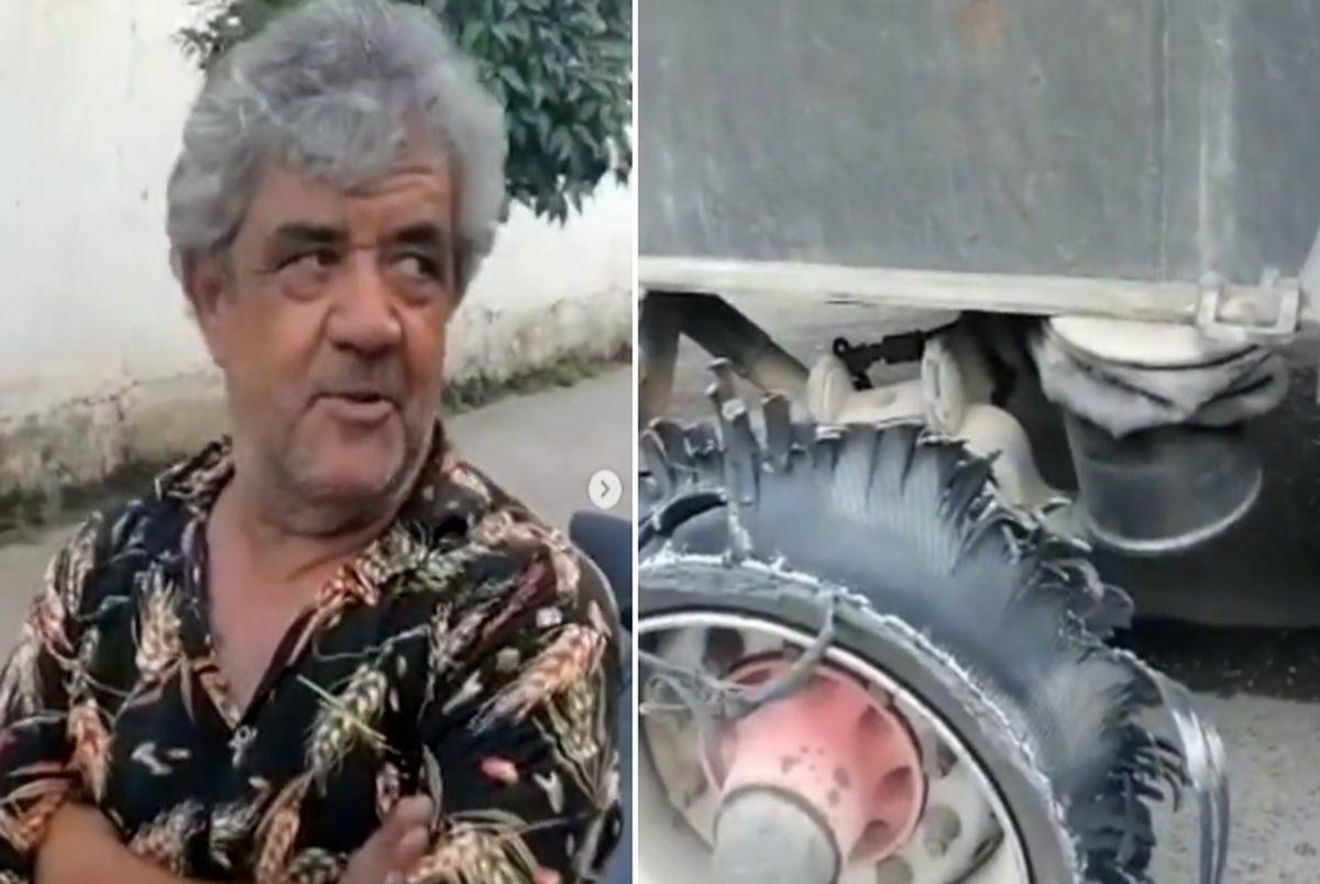 ناگفته‌های راننده تریلی که با چرخ‌های پنچر محموله اکسیژن را به مقصد رساند