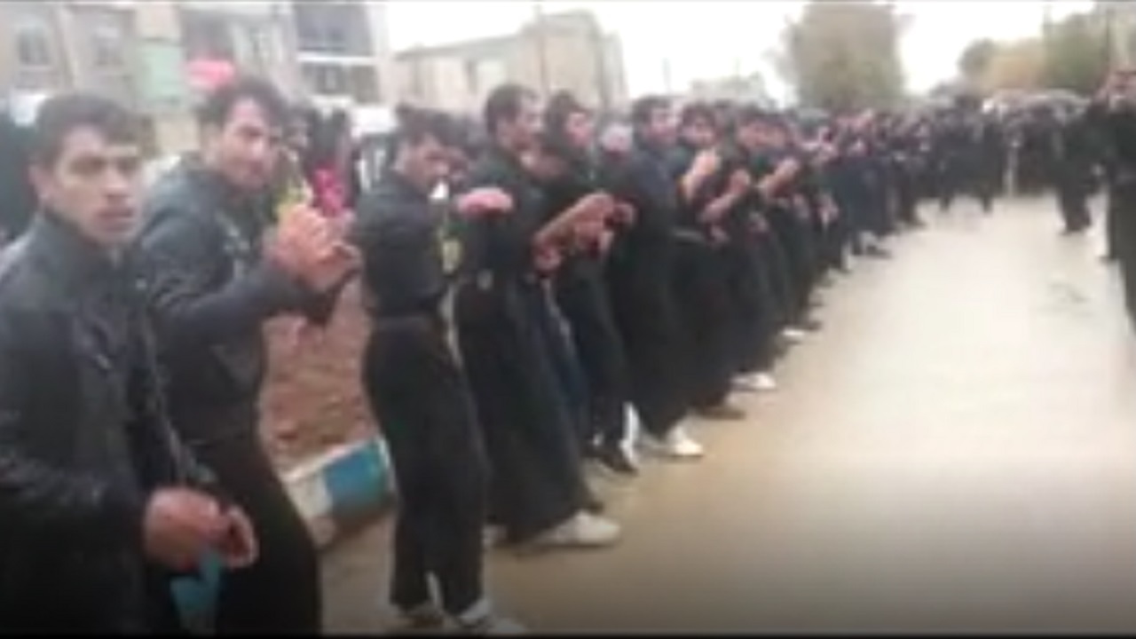 مراسم عزاداری کیچه آیینی سنتی در شهر فارسان