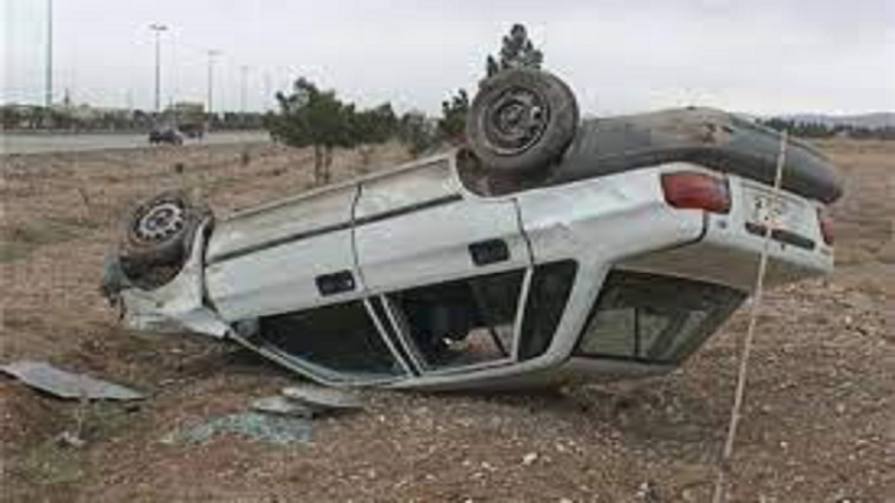 واژگونی پراید در میامی با ۳ نفر مصدوم