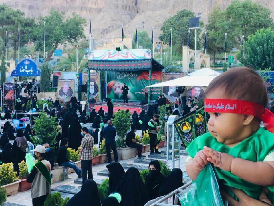 برگزاری همایش شیرخوارگان حسینی در جوار مزار سردار دلها