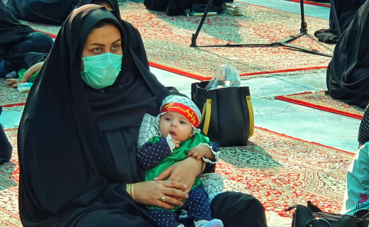 برگزاری یادواره علی اصغر امام حسین(ع) در بافق