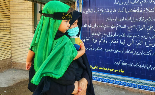 برگزاری یادواره علی اصغر امام حسین(ع) در بافق