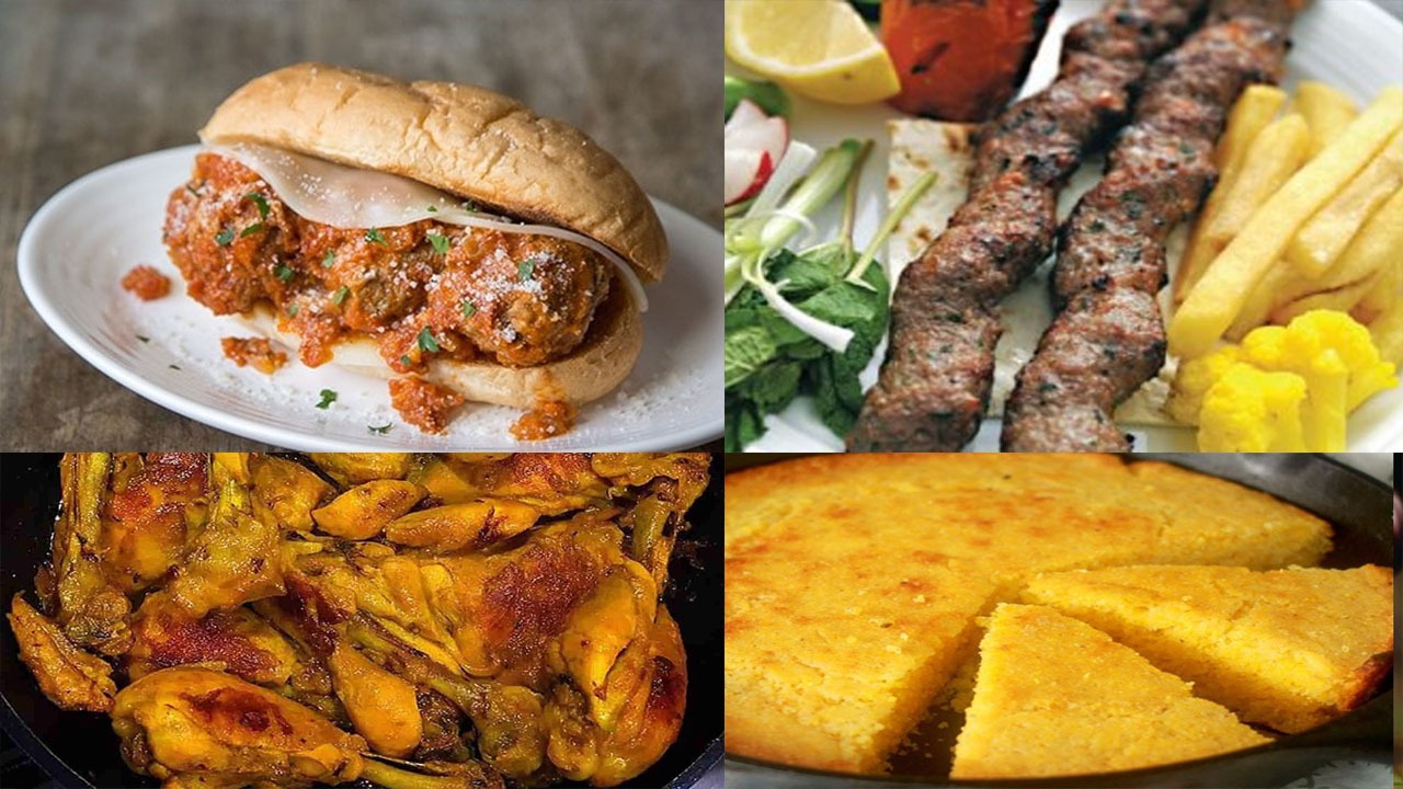 آموزش آشپزی؛ از خورشت مرغ دودی و لَحم لبنانی تا ساندویچ بیف‌بال + تصاویر