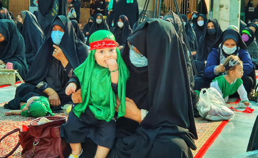 برگزاری یادواره علی اصغر امام حسین(ع) در بافق