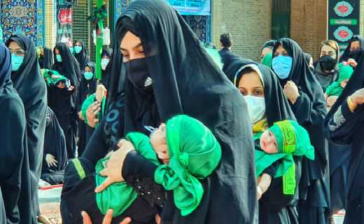 برگزاری یادواره علی اصغر امام حسین(ع) در بافق