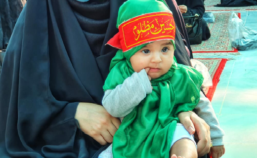 برگزاری یادواره علی اصغر امام حسین(ع) در بافق