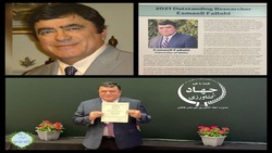 محقق ایرانی موفق به دریافت مدال طلای نخبگان دنیا در آمریکا شد + فیلم