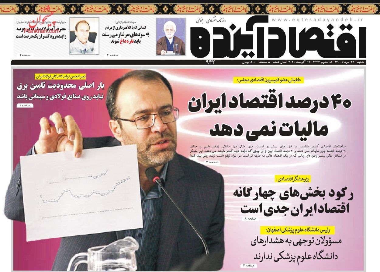سیگنال تیم اقتصادی دولت به بازار/ ترخیص واکسن و دارو بدون تشریفات گمرکی/ ۴۰ درصد اقتصاد ایران مالیات نمی دهد