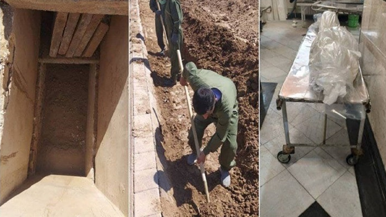 حضور جوانان ۲۰ ساله مشهدی برای غسل و تدفین اموات کرونایی