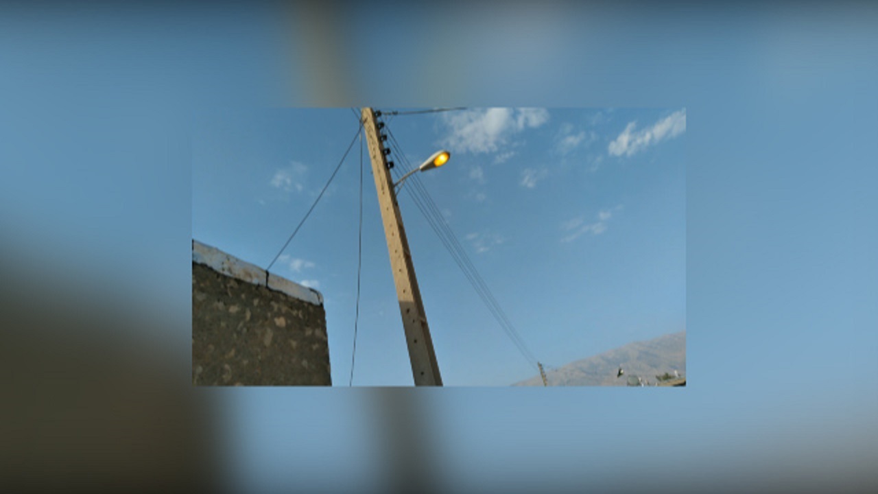 اسراف برق در معابر سرپل‌ذهاب + فیلم