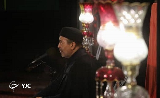 عزاداری هیئت ثارالله قم زیر چتر شیوه نامه های بهداشتی +فیلم