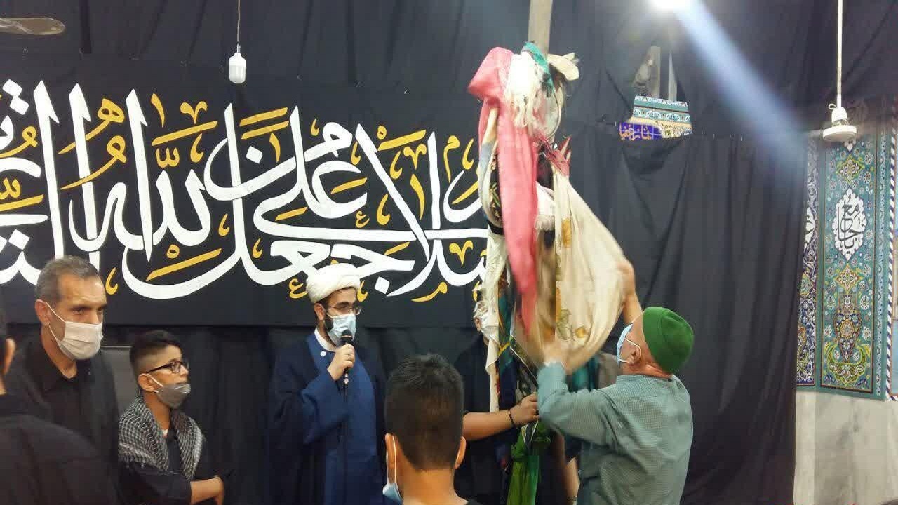 مراسم سنتی عَلَم بندان در شاهرود+ تصاویر