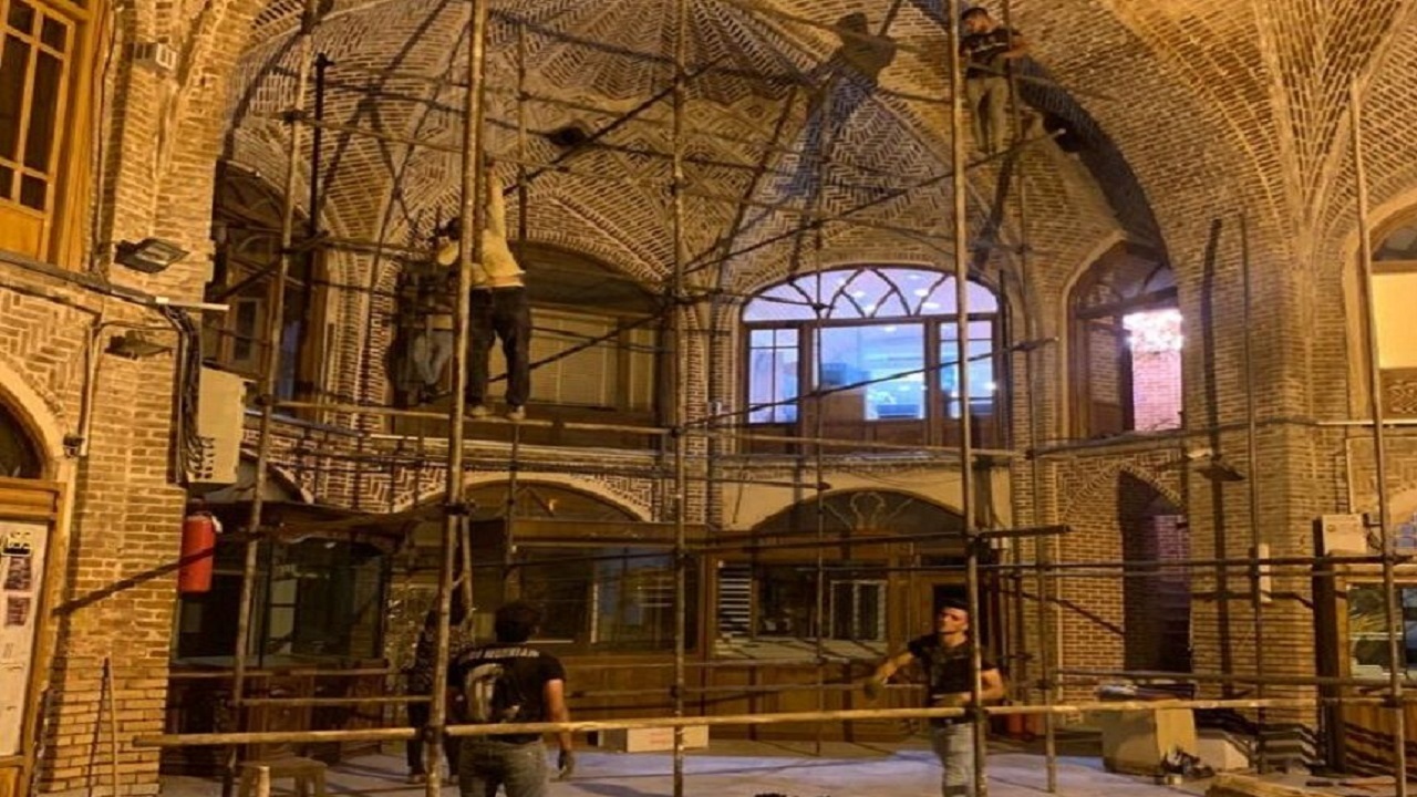 ساماندهی و استحکام‌بخشی تیمچه امیر بازار تبریز 