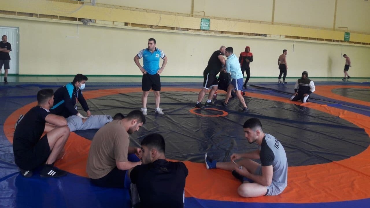 نخستین تمرین آزادکاران جوان در روسیه برگزار شد
