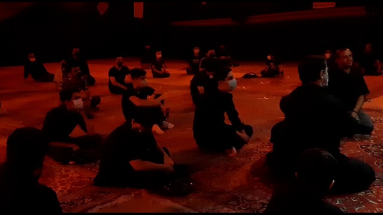چهاردانگه در سوگ امام حسین (ع) نشست + فیلم