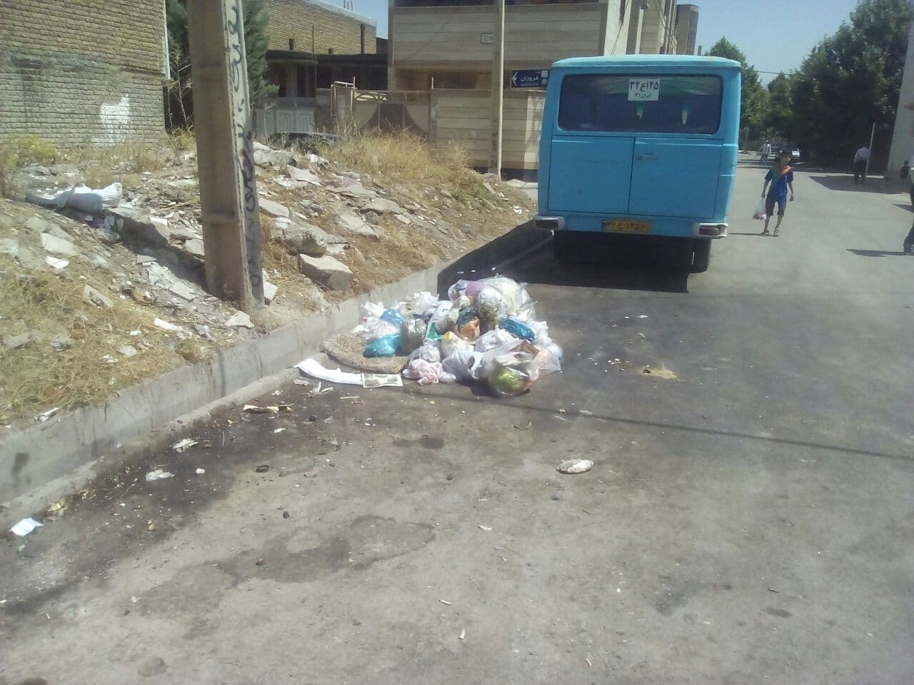 وضع اسفناک معابر در گلدشت + تصاویر