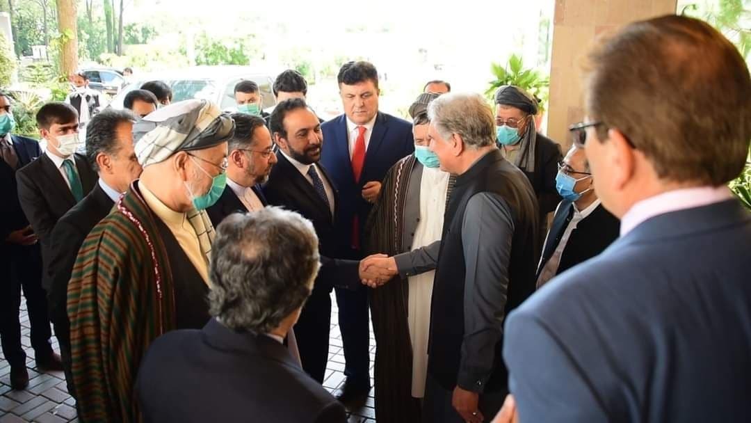 تصاویر: دیدار شخصیت های برجسته سیاسی افغانستان با وزیر خارجه پاکستان