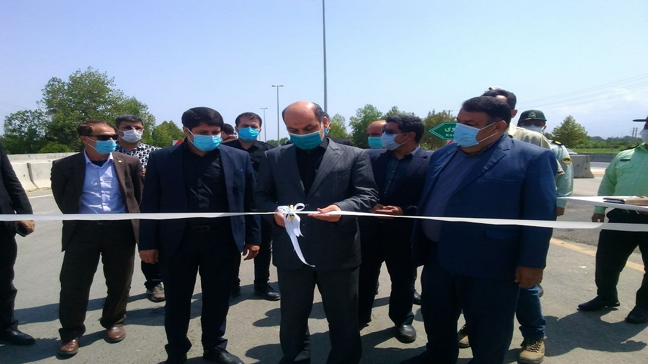 افتتاح دوربرگردان عریض در محور شرقی کردکوی