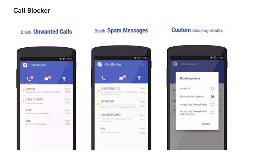 برنامه Call Blocker