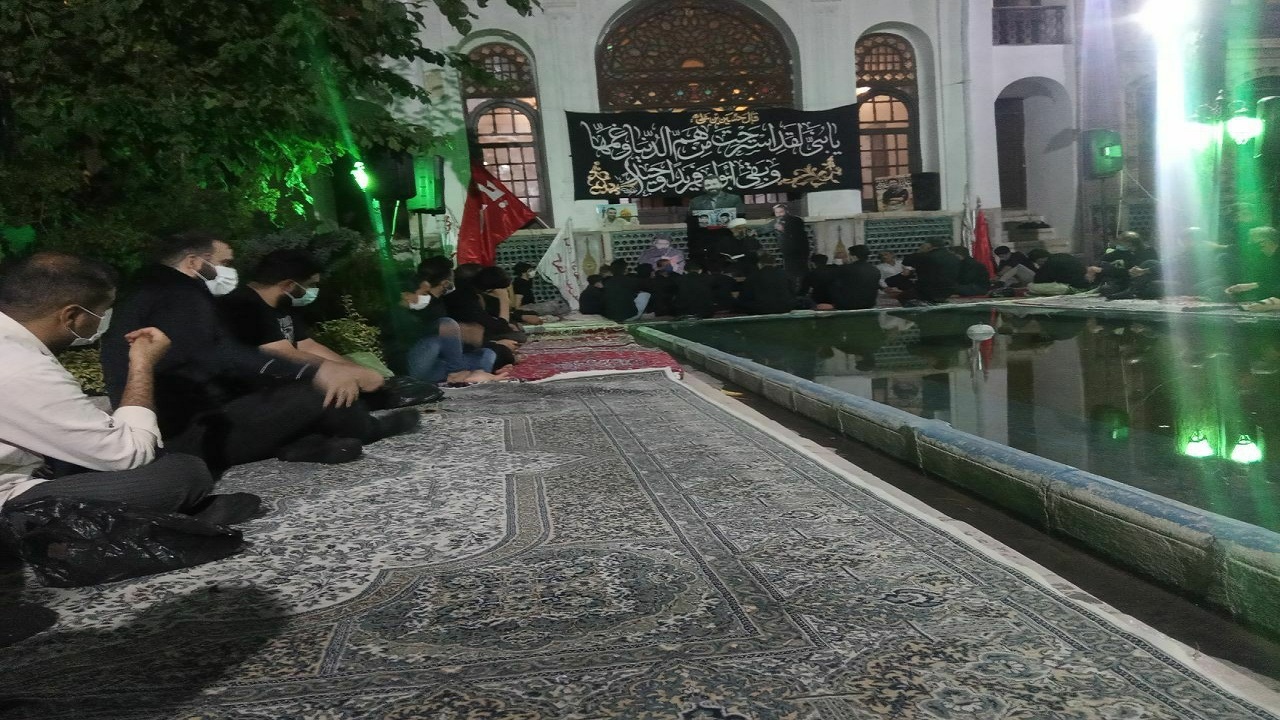 عزاداری مردم استان کرمانشاه در شب هشتم محرم