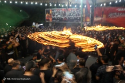مراسم عزاداری شب هشتم محرم - تهران