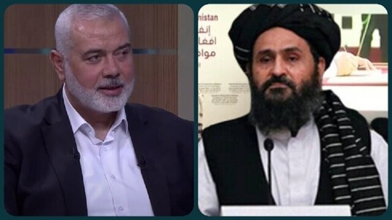 گفتگوی تلفنی اسماعیل هنیه با رئیس دفتر سیاسی طالبان