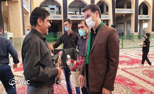 مراسم تجلیل از آزادگان در بافق