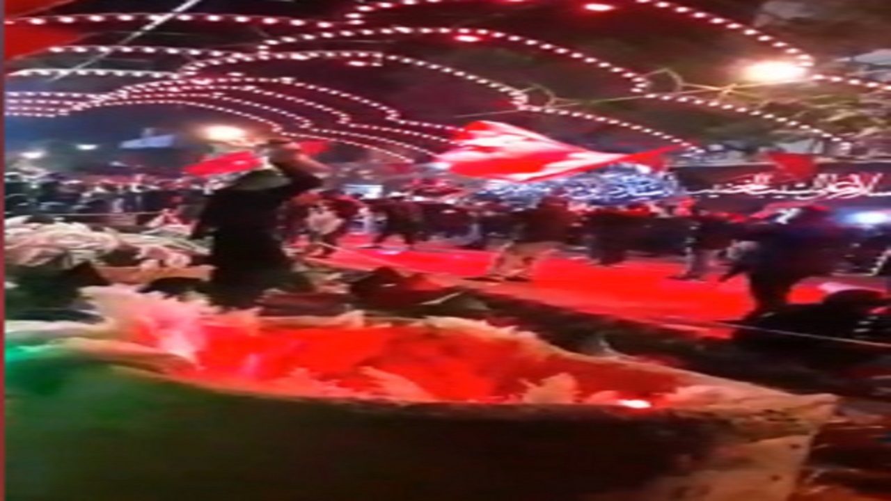 گوشه‌هایی از مراسم عزای حسینی در محدوده میدان امام حسین (ع) + فیلم