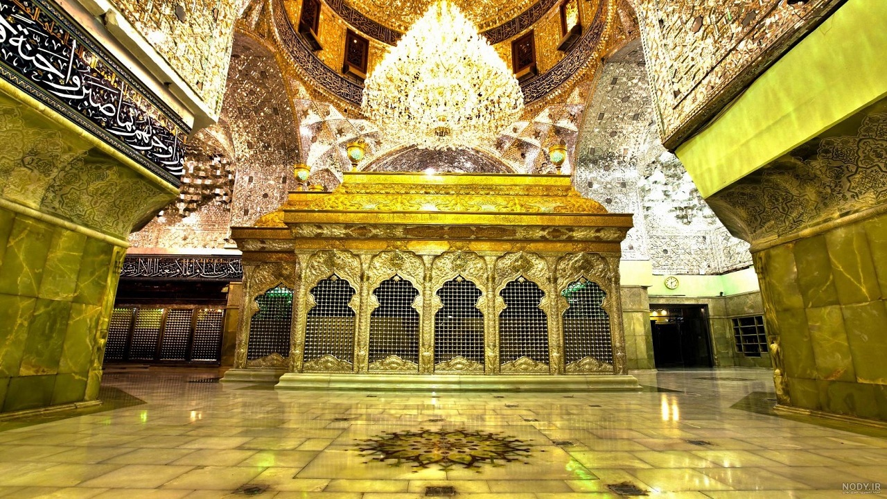 المان سه بعدی ضریح مطهر امام حسین (ع) در تالار قرآن  همدان