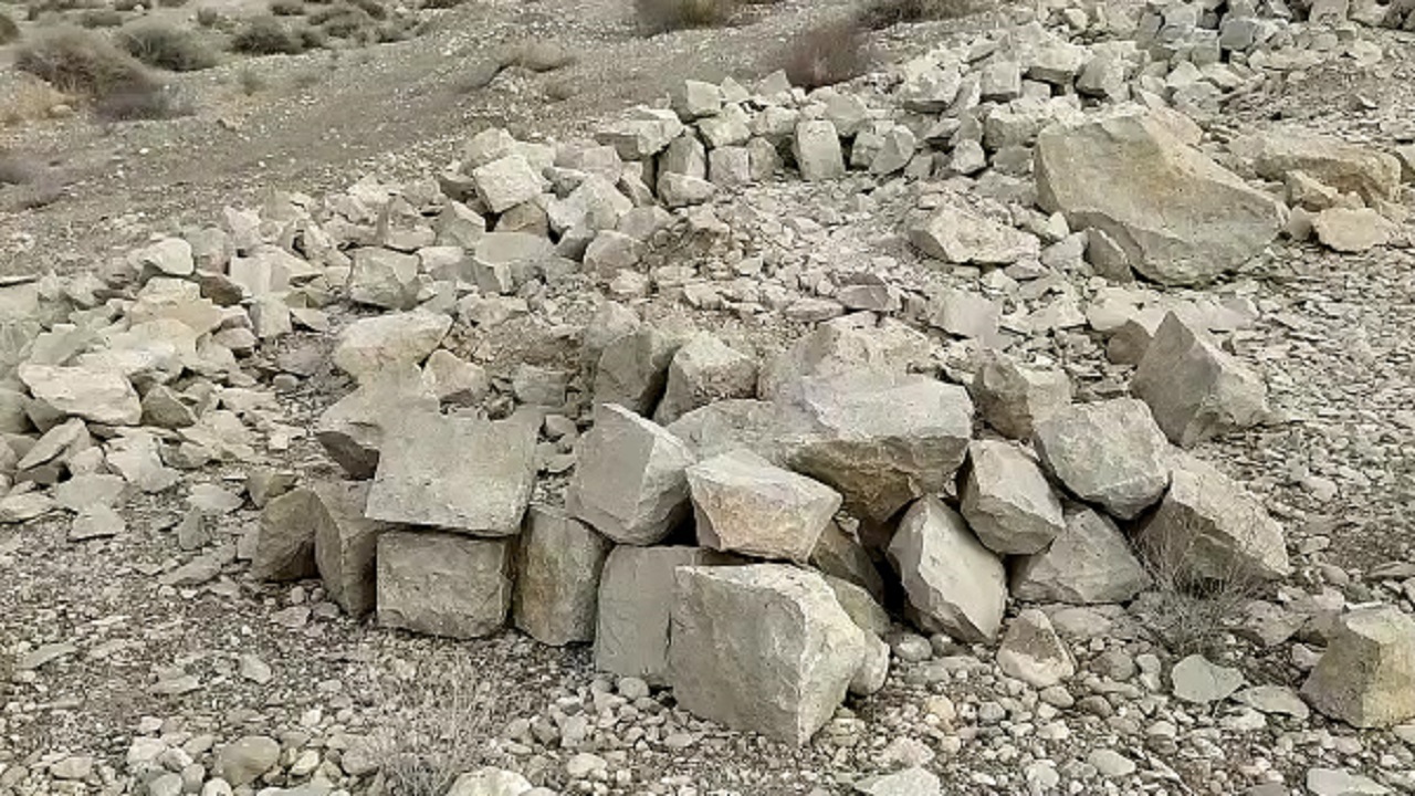 برداشت غیرمجاز سنگ توسط پیمانکار + فیلم