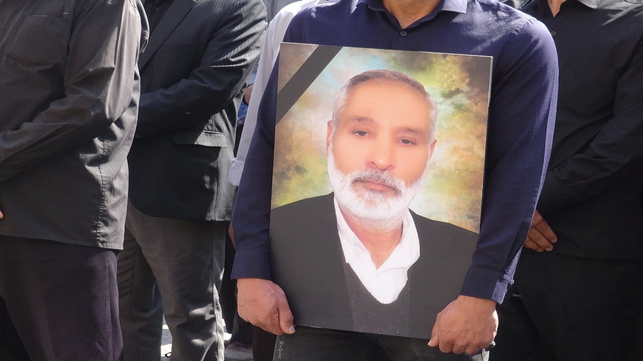 تشییع پیکر جانباز ۷۰ درصد در مرند