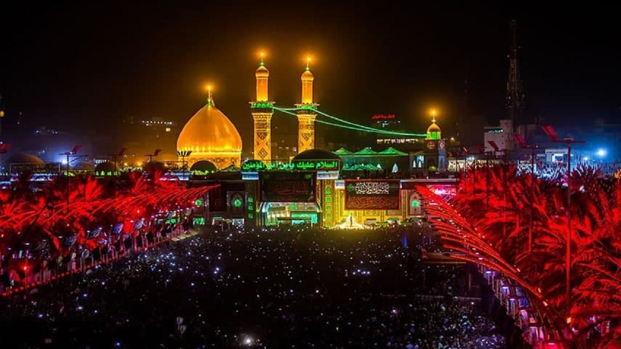 شفای کودک نابینا در موکبی اطراف حرم امام حسین (ع) + عکس