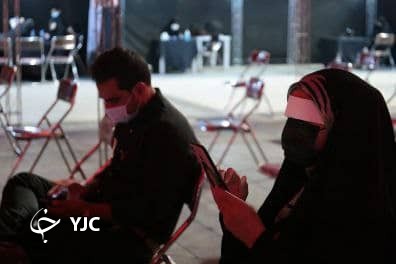 عزاداری حسینی در عرصه میدان شهدای مشهد+ تصاویر