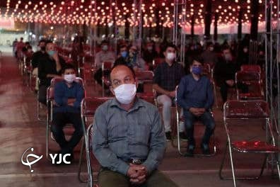 عزاداری حسینی در عرصه میدان شهدای مشهد+ تصاویر