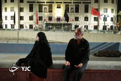 عزاداری حسینی در عرصه میدان شهدای مشهد+ تصاویر