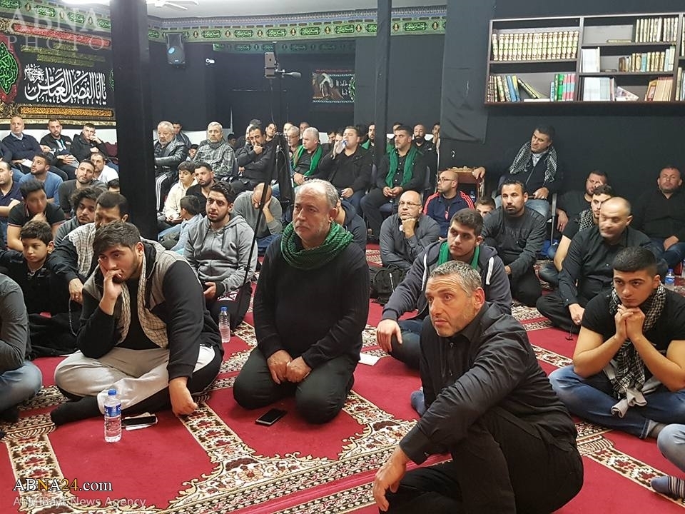 عزاداری افغانستانی‌های مقیم هانوفر آلمان در شب تاسوعای حسینی